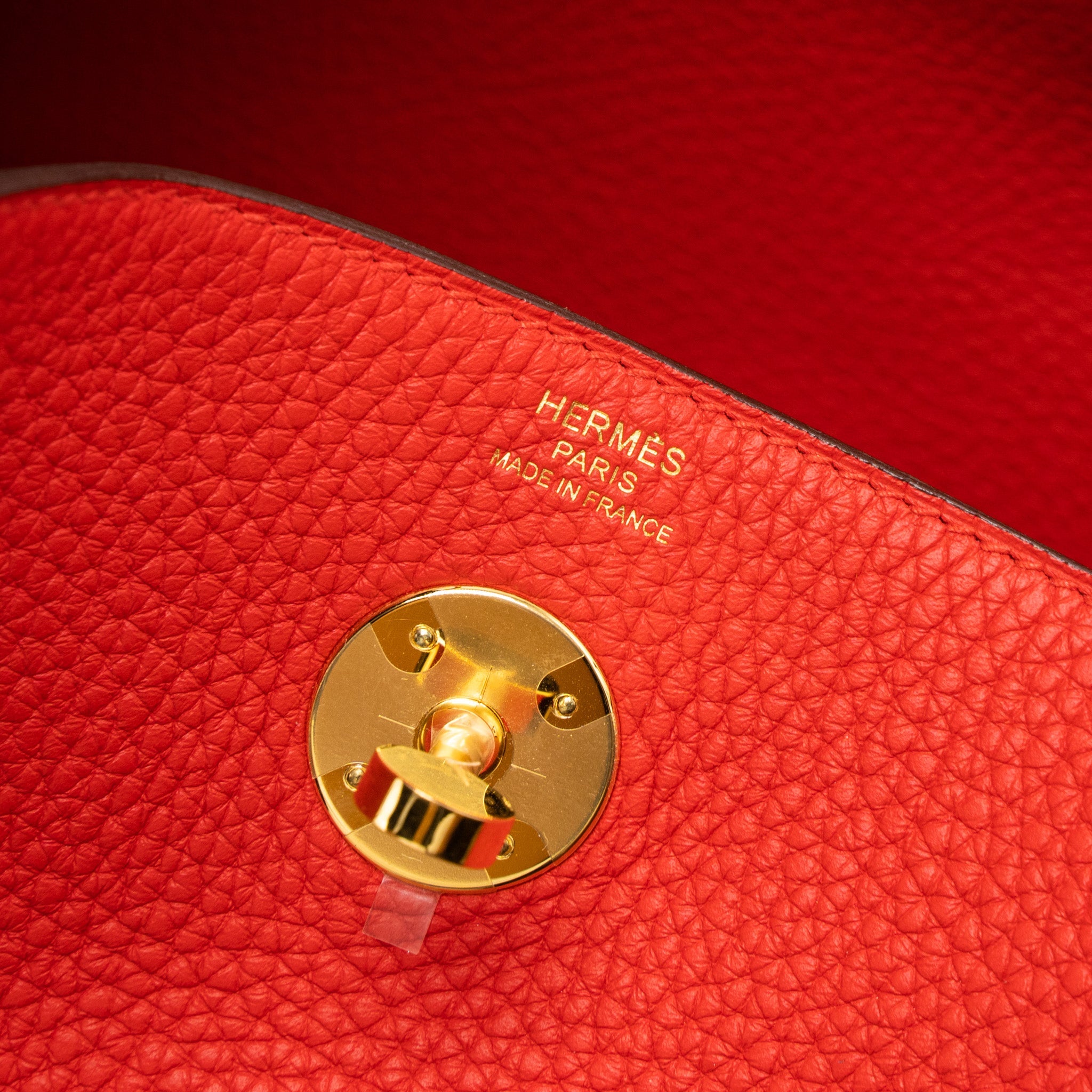 HERMES LINDY 26 CLEMENCE S3 ROUGE DE COEUR GHW