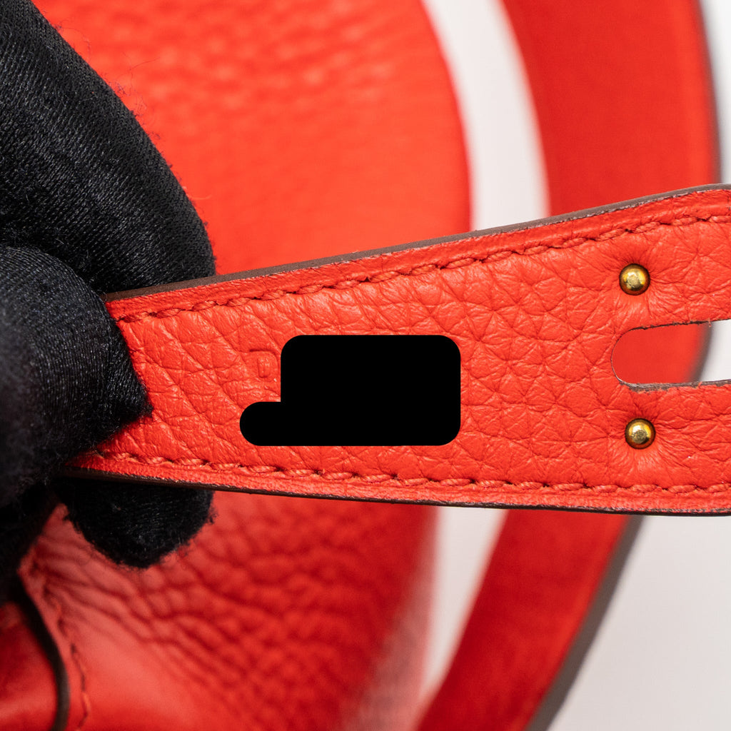 HERMES LINDY 26 CLEMENCE S3 ROUGE DE COEUR GHW