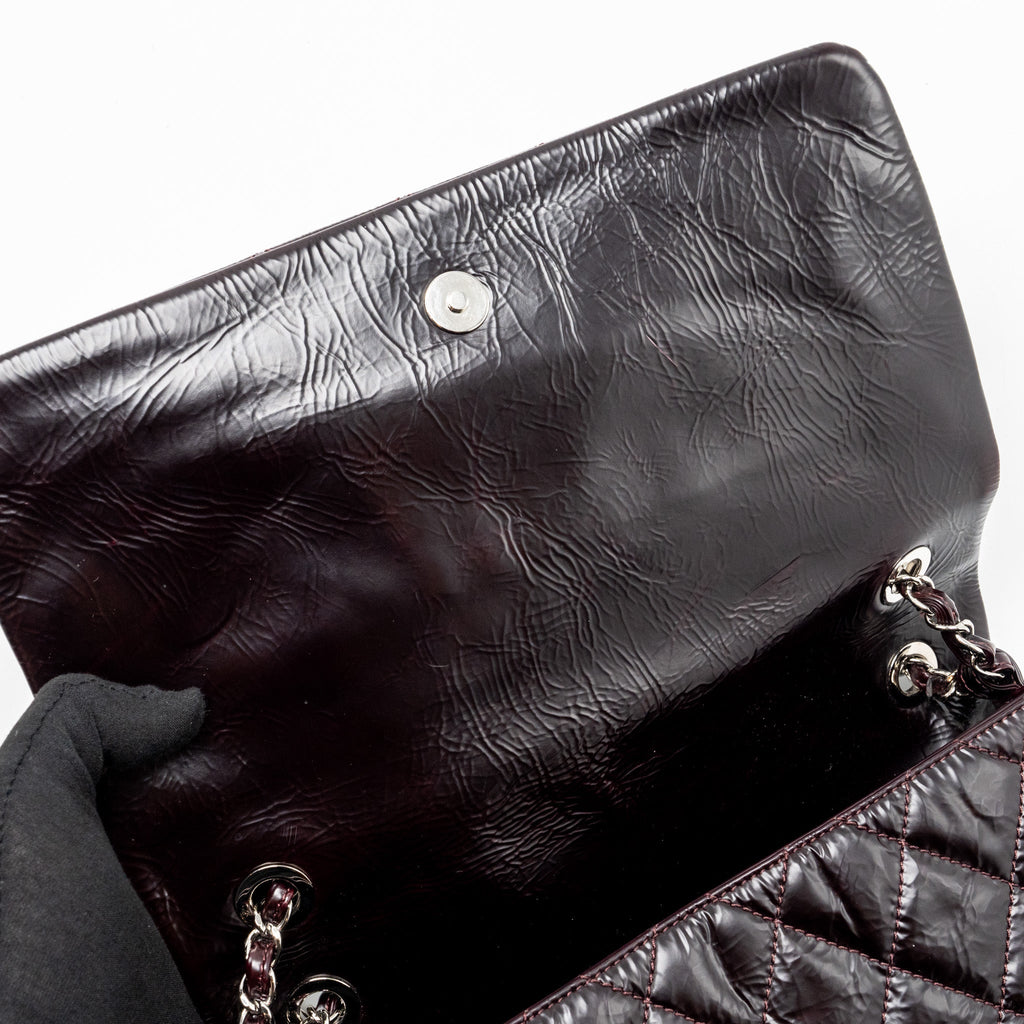 CHANEL 31 RUE CAMBON FLAP BAG CALFSKIN DARK RED SHW