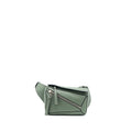 LOEWE MINI PUZZLE BUMBAG CALFSKIN DARK SAGE SHW