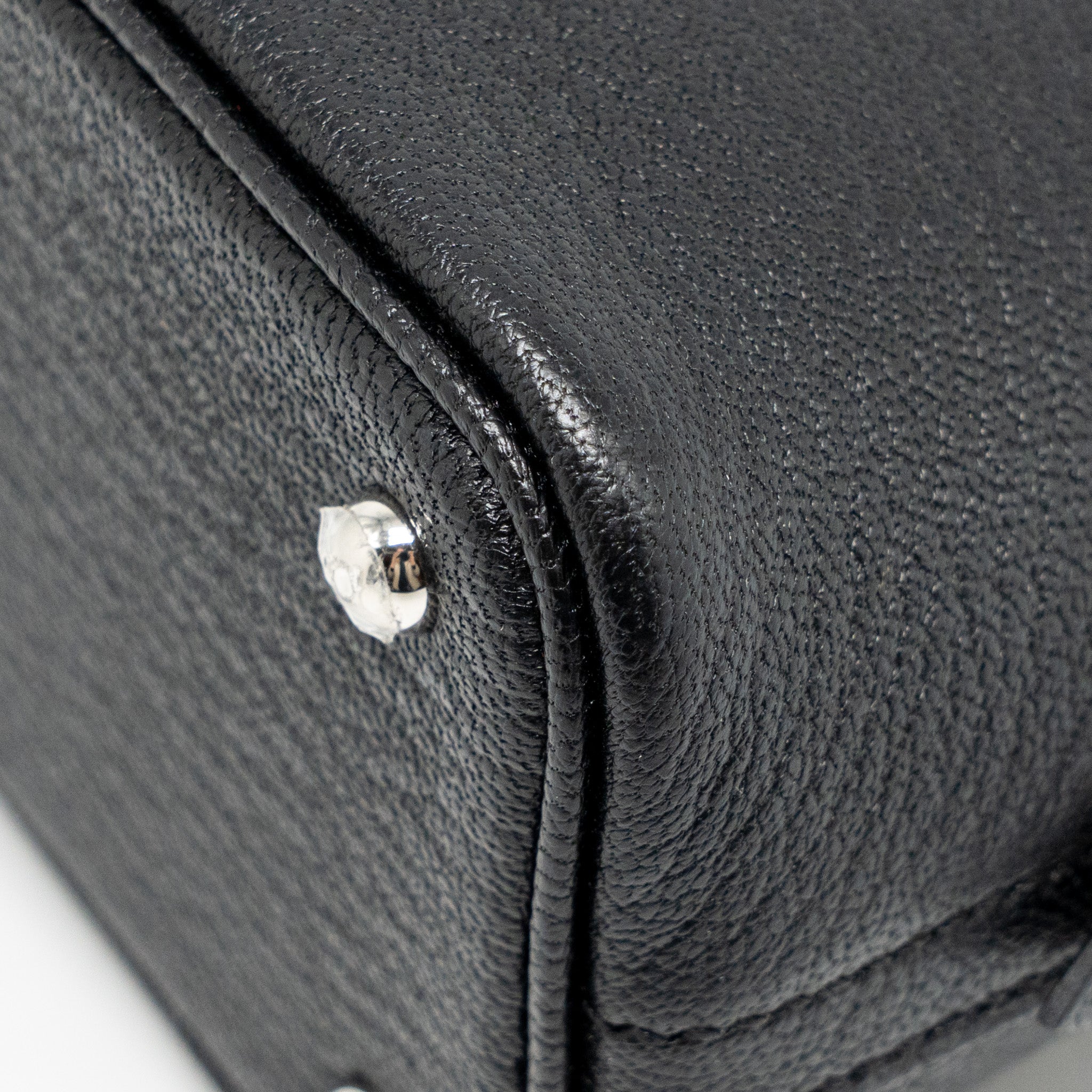 HERMES MINI BOLIDE CHEVRE MYSORE BLACK SHW
