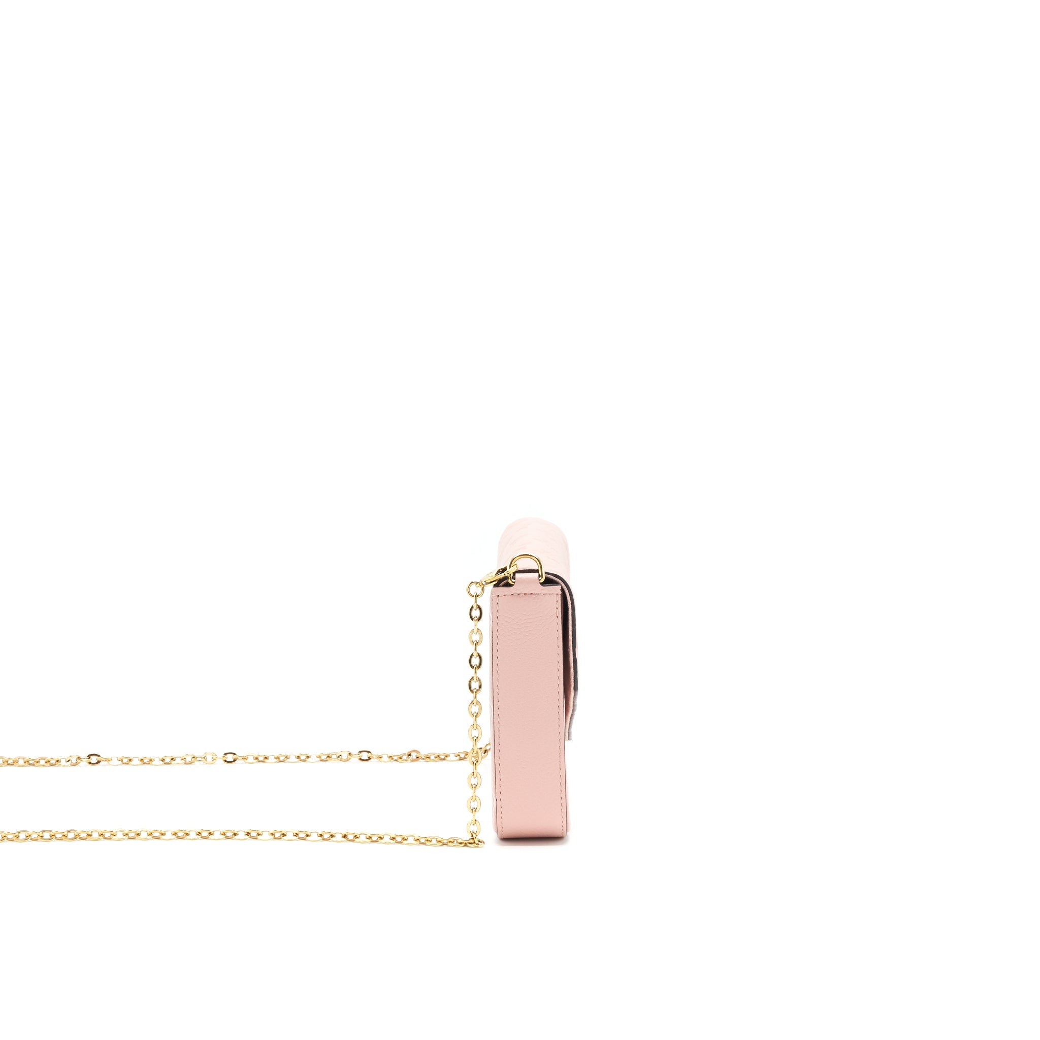 LOUIS VUITTON FELICIE POCHETTE MONOGRAM EMPREINTE ROSE POUDRE