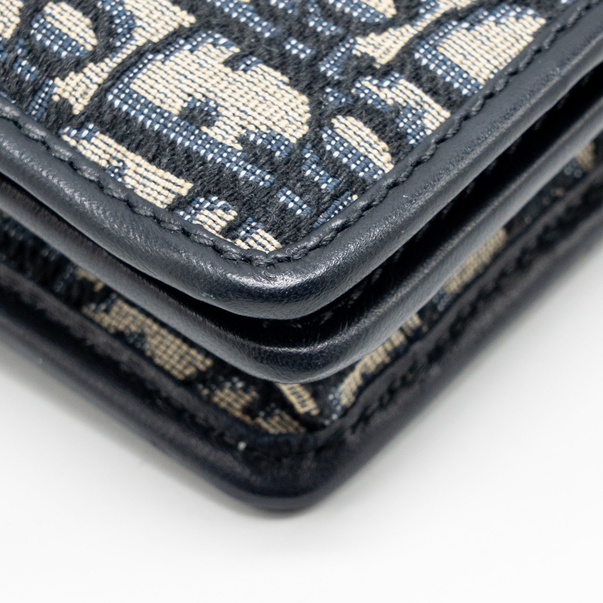 DIOR 2-IN-1 30 MONTAIGNE POUCH DIOR OBLIQUE JACQUARD BLUE GHW