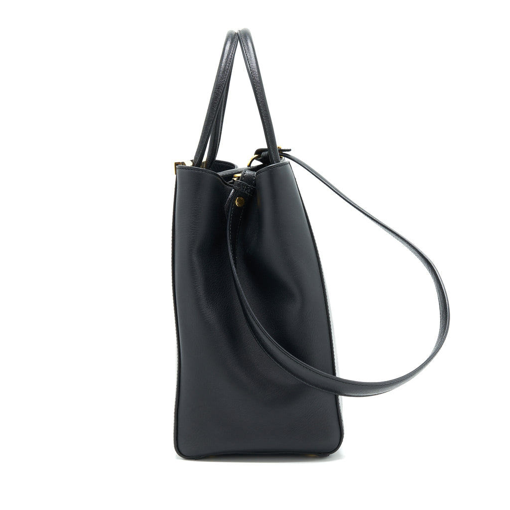 FENDI 2JOURS TOTE BAG BLACK GHW