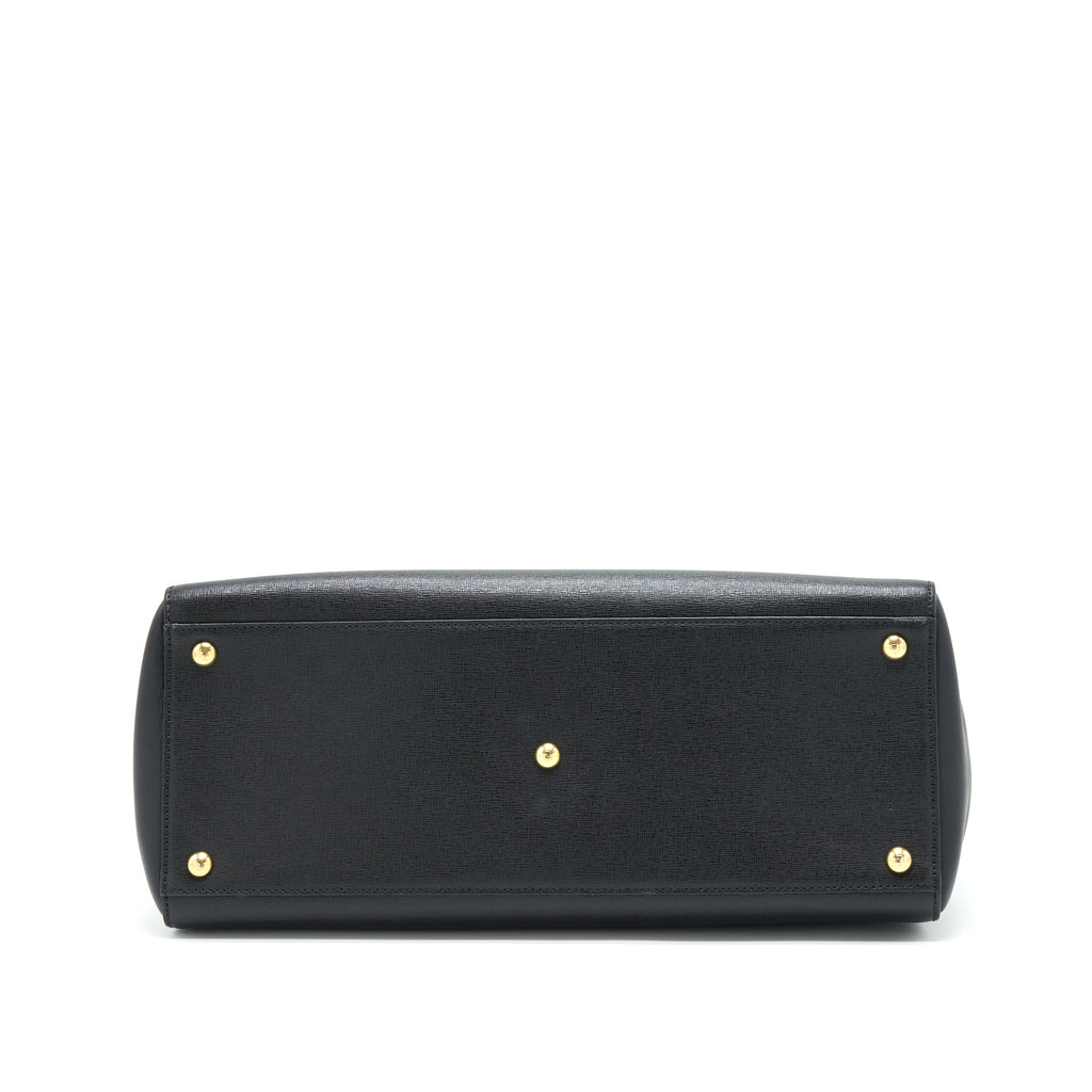 FENDI 2JOURS TOTE BAG BLACK GHW