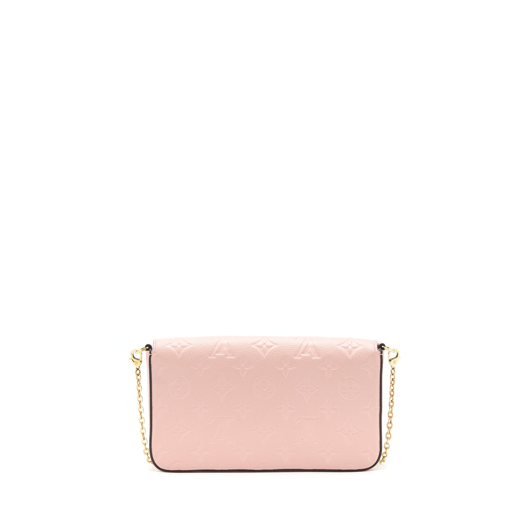 LOUIS VUITTON FELICIE POCHETTE MONOGRAM EMPREINTE ROSE POUDRE