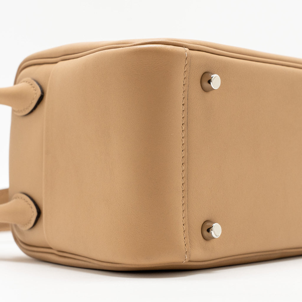 HERMES MINI LINDY SWIFT CHAI/MAUVE SYLVESTRE SHW