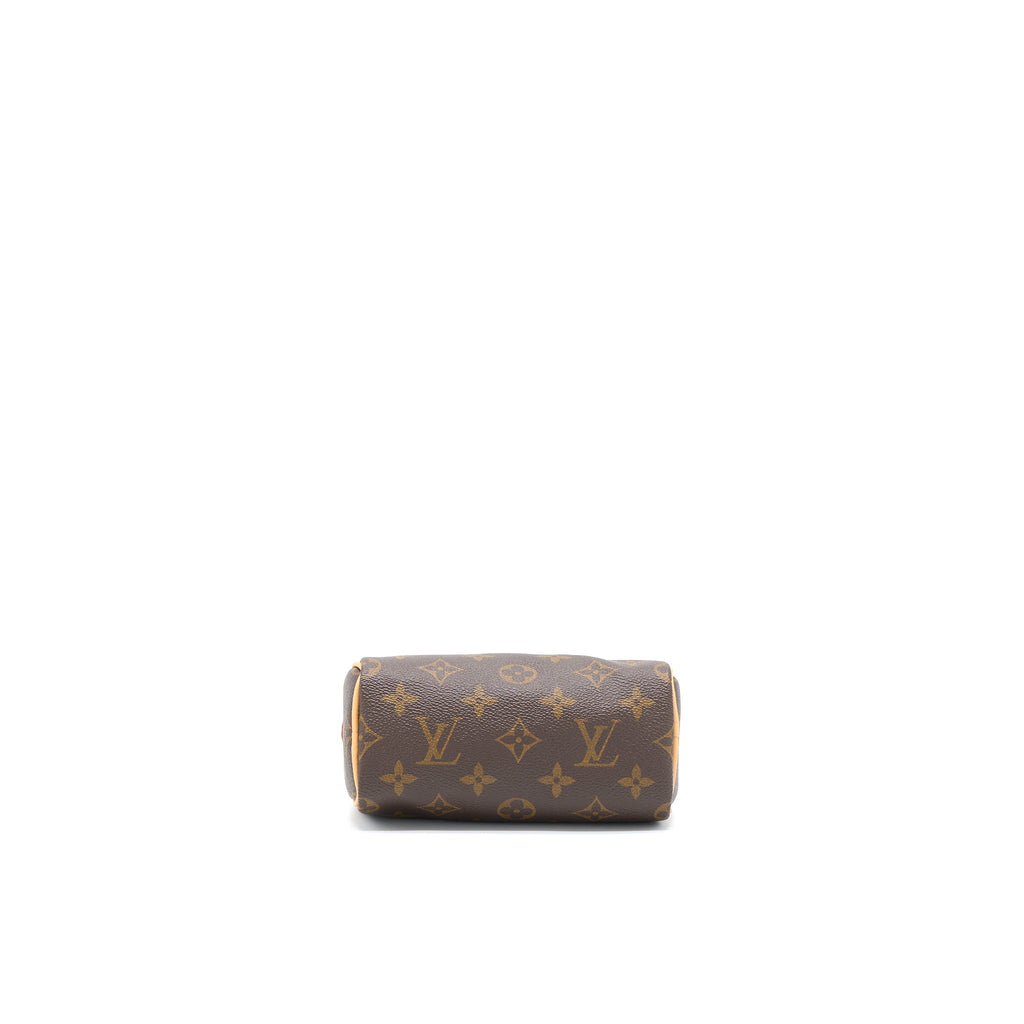 LOUIS VUITTON NANO SPEEDY NEW VERSION MONOGRAM CANVAS GHW