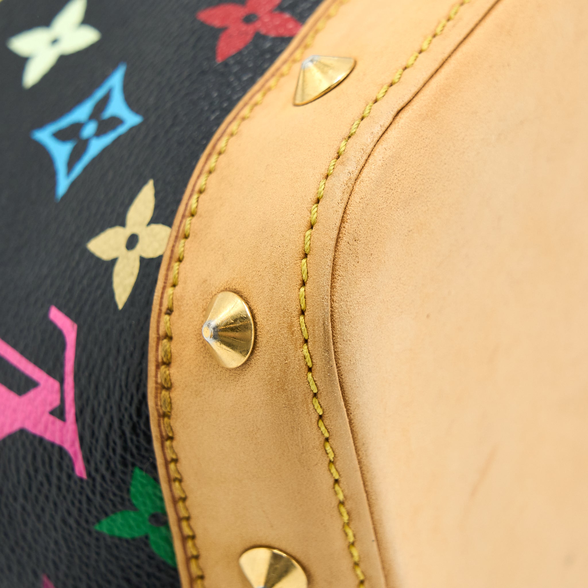 LOUIS VUITTON ALMA BAG MONOGRAM CANVAS MULTICOLOUR/ BLACK GHW