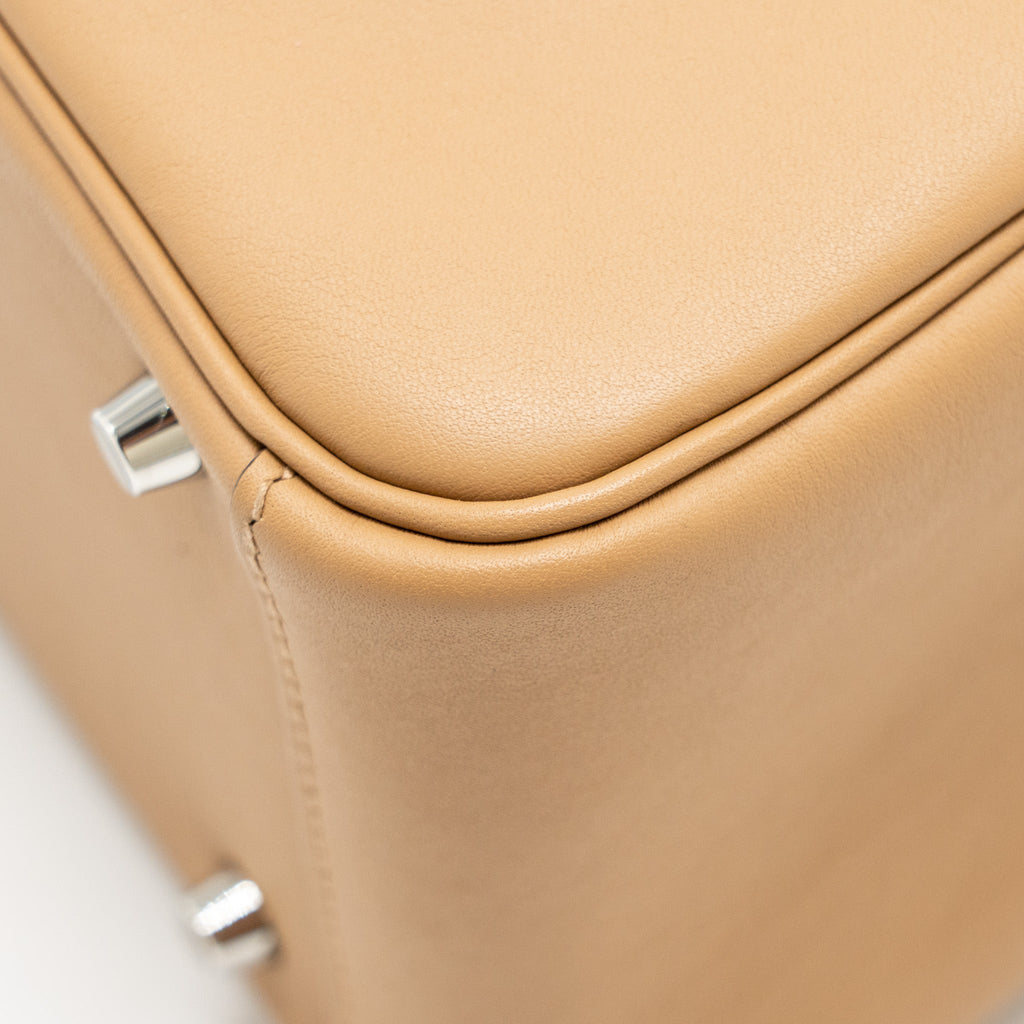 HERMES MINI LINDY SWIFT CHAI / MAUVE SYLVESTRE SHW