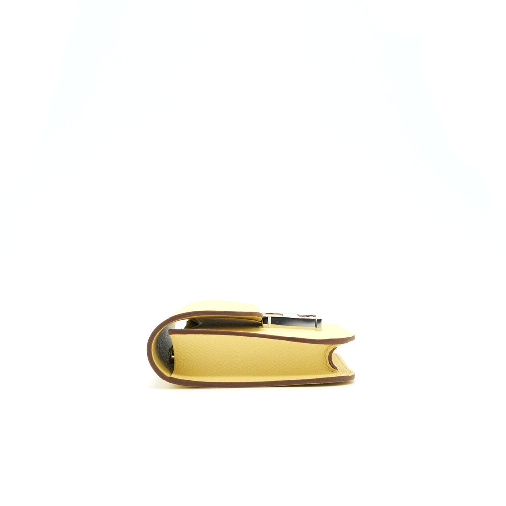 HERMES CONSTANCE SLIM JAUNE POUSSIN SHW