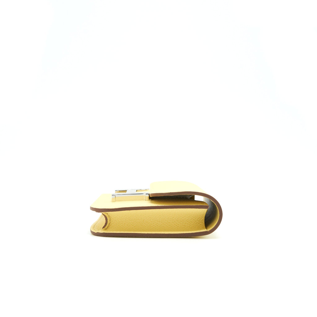 HERMES CONSTANCE SLIM JAUNE POUSSIN SHW