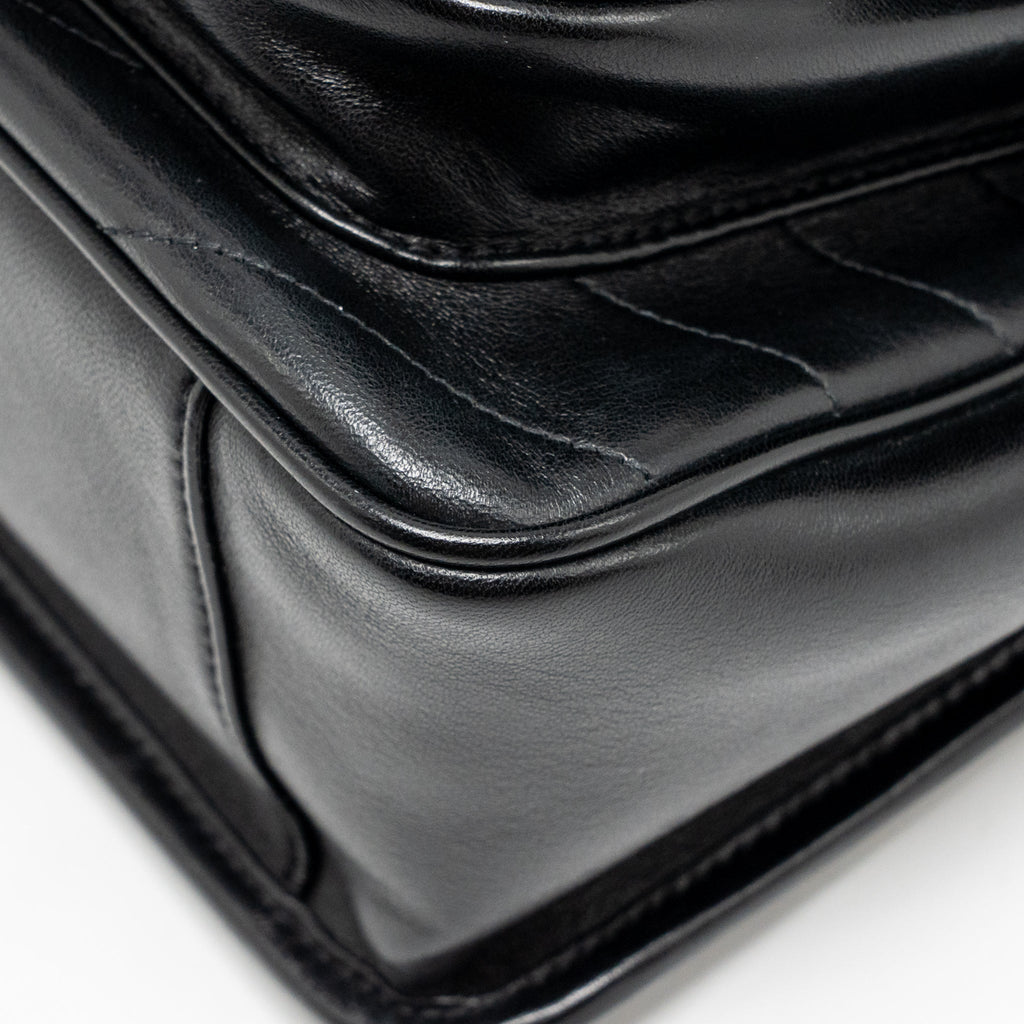 SAINT LAURENT MEDIUM NIKI BAG LAMBSKIN BLACK GHW