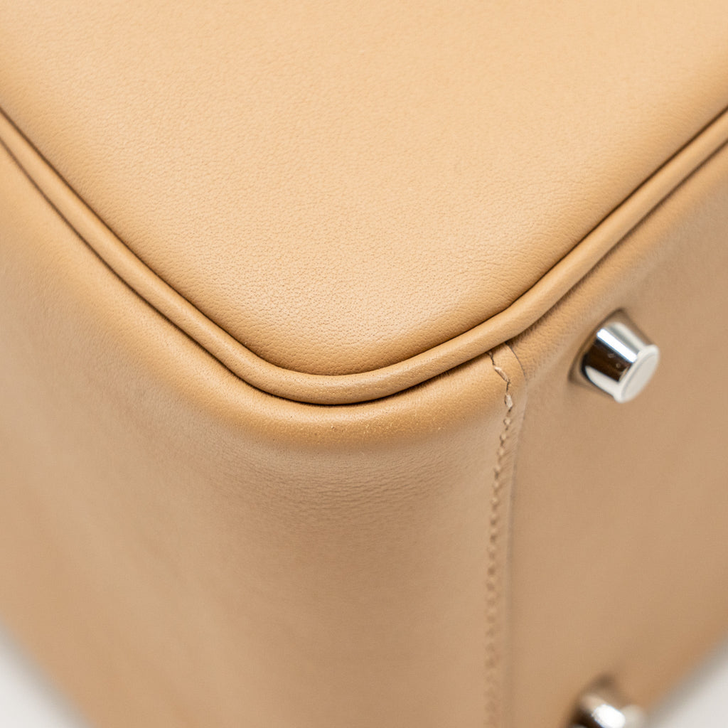 HERMES MINI LINDY SWIFT CHAI/MAUVE SYLVESTRE SHW