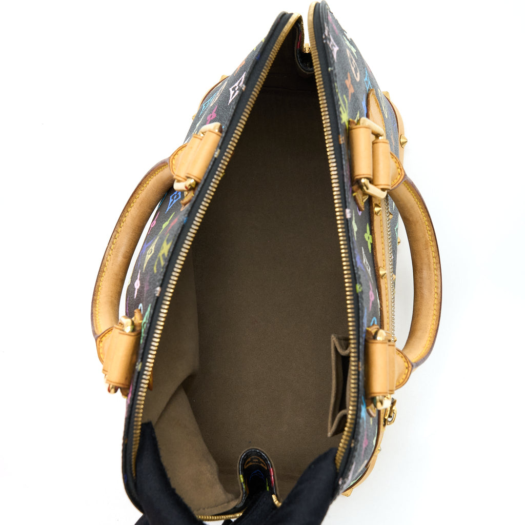 LOUIS VUITTON ALMA BAG MONOGRAM CANVAS MULTICOLOUR/ BLACK GHW