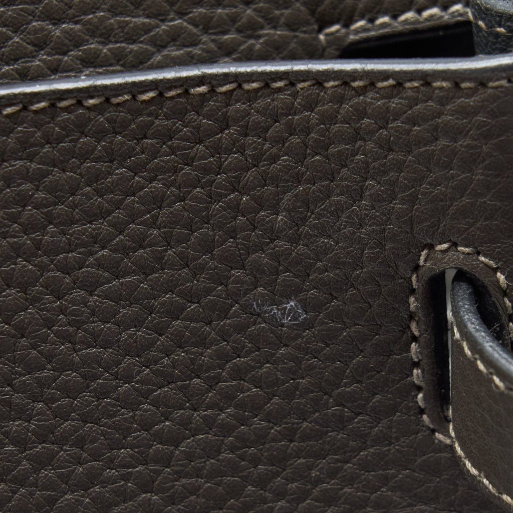 HERMES KELLY 32 CLEMENCE DARK GREY SHW