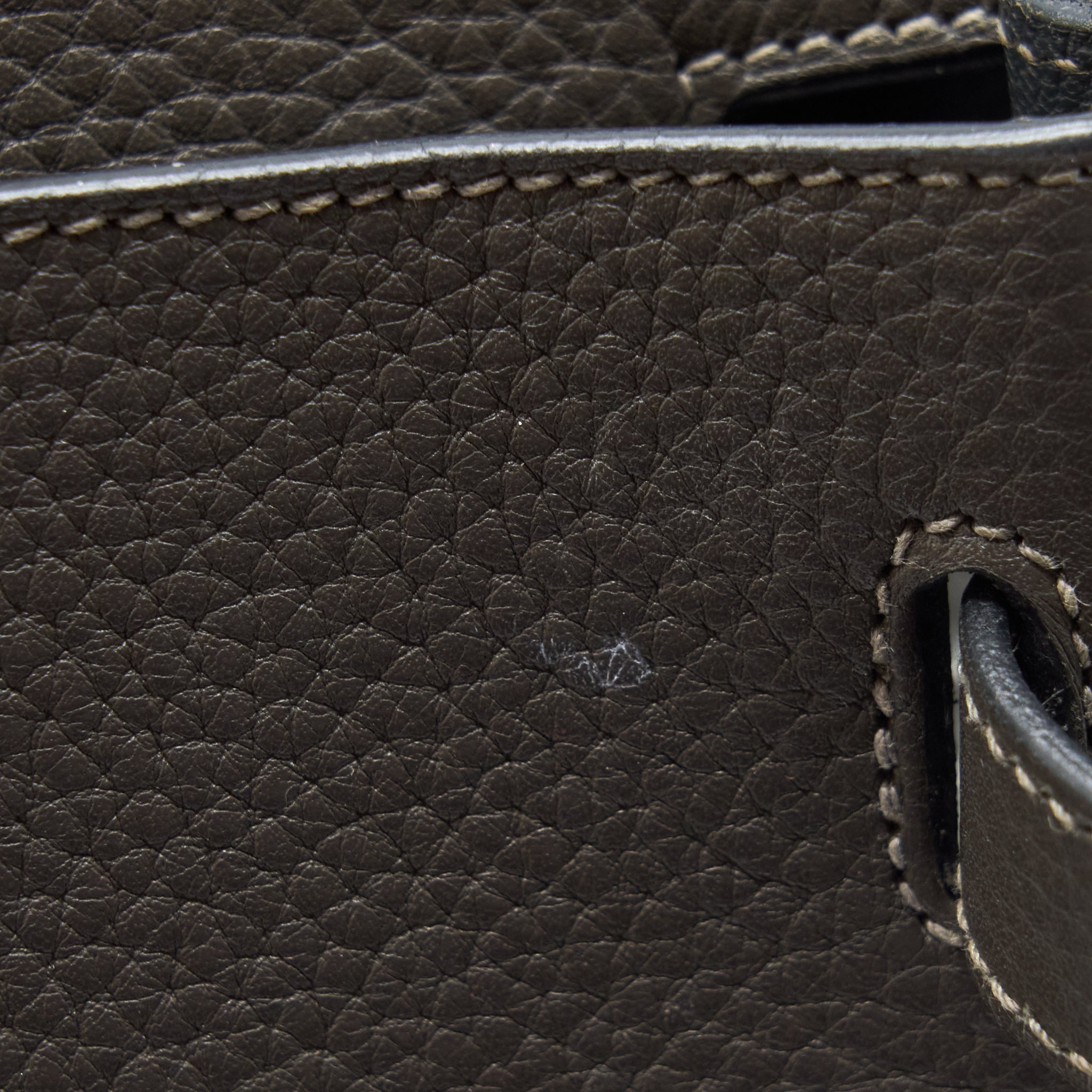 HERMES KELLY 32 CLEMENCE DARK GREY SHW