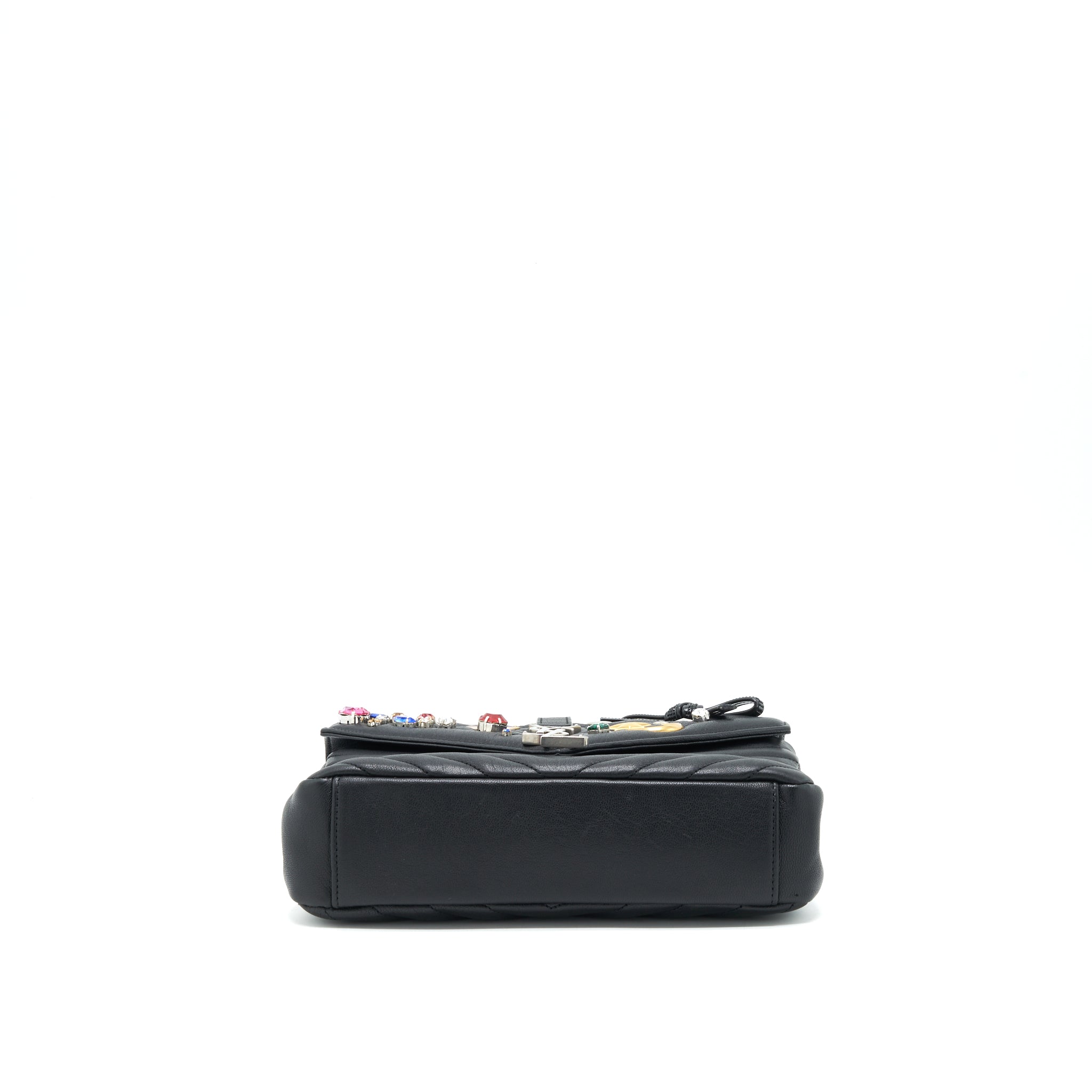 SAINT LAURENT COLLEGE BAG LIMITED EDITION BLACK RUTHENIUM HARDWARE