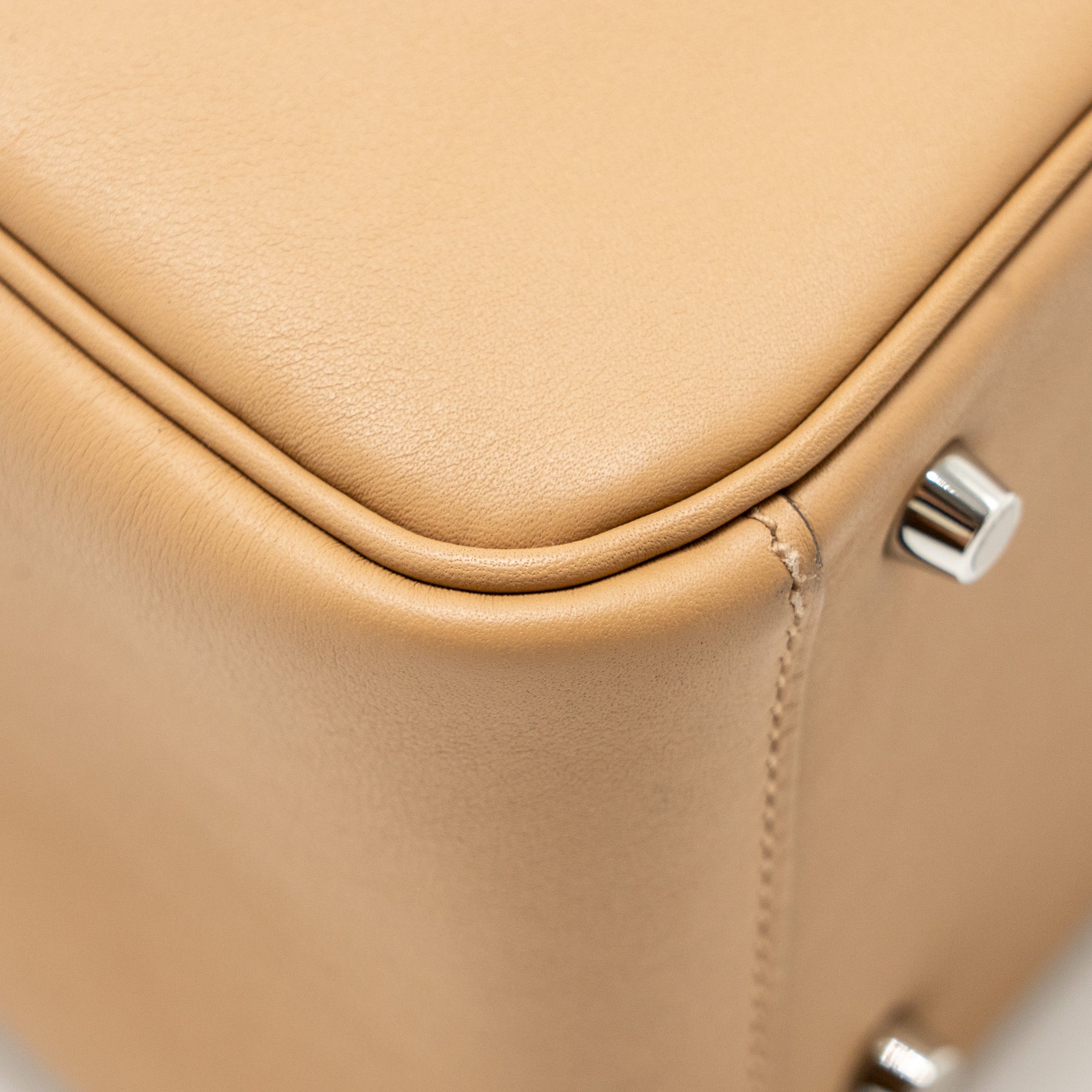 HERMES MINI LINDY SWIFT CHAI/MAUVE SYLVESTRE SHW