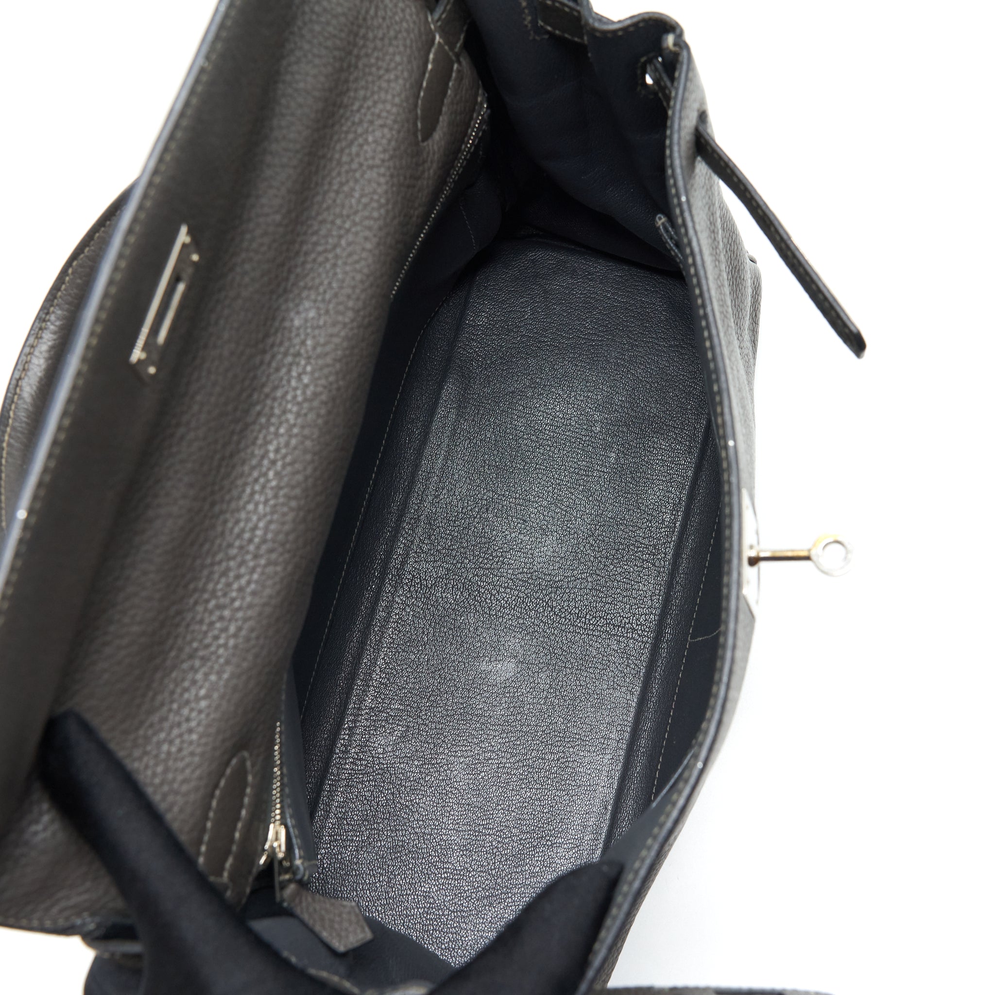HERMES KELLY 32 CLEMENCE DARK GREY SHW