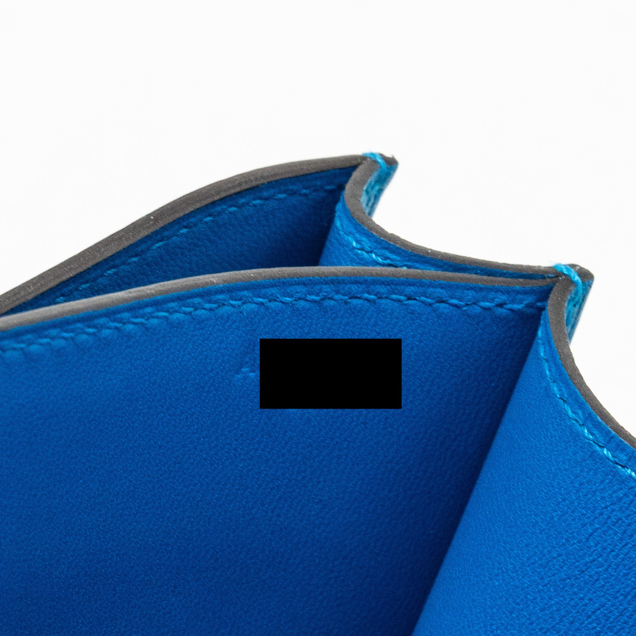 HERMES MINI CONSTANCE EVERCOLOR B3 BLEU ZANZIBAR GHW