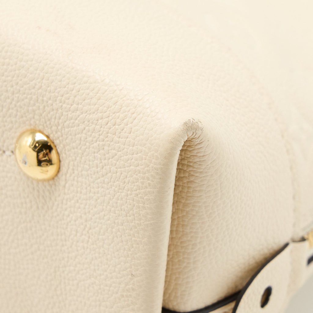 LOUIS VUITTON NEO ALMA PM MONOGRAM EMPREINTE WHITE GHW