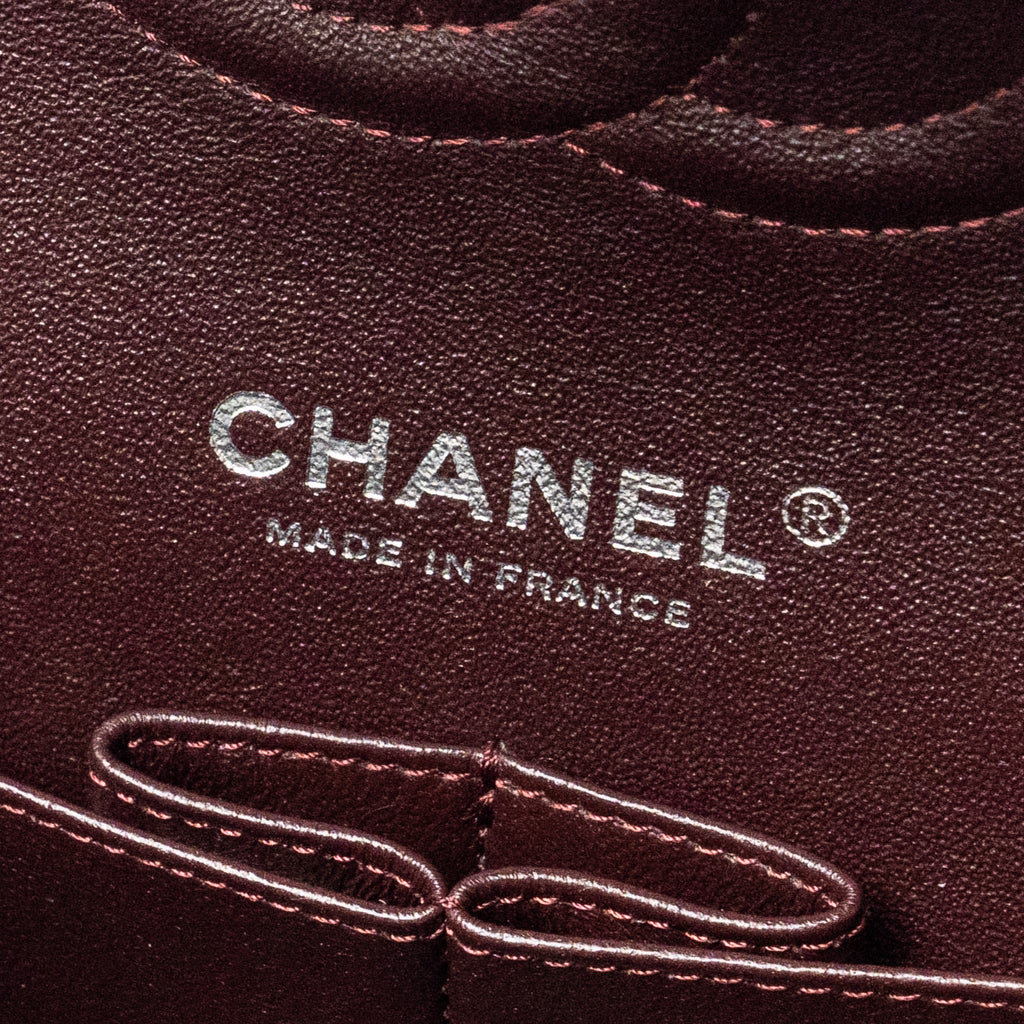 CHANEL MEDIUM CLASSIC DOUBLE FLAP BAG LAMBSKIN BLACK SHW