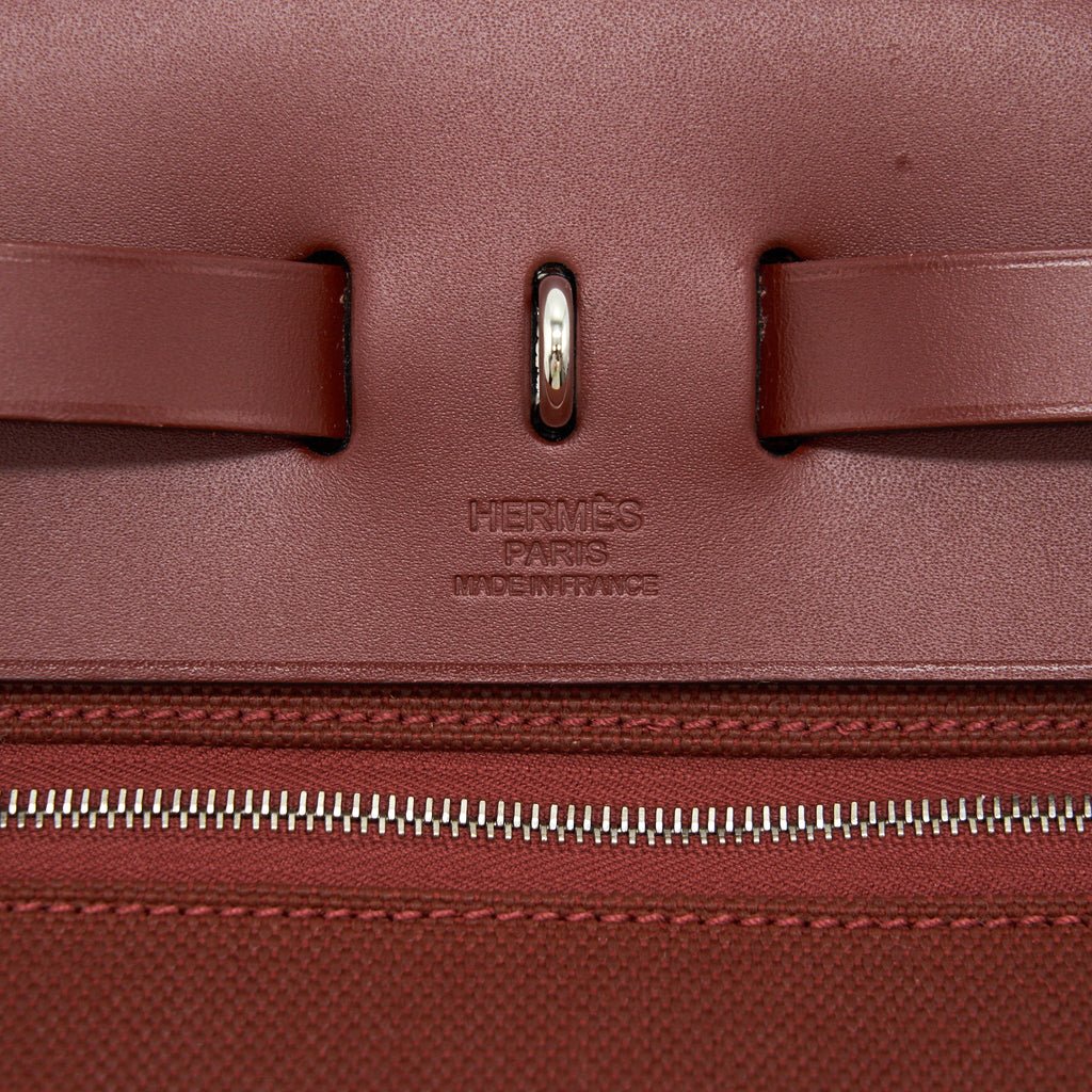 HERMES HERBAG ZIP 31 IN ROUGEH SHW