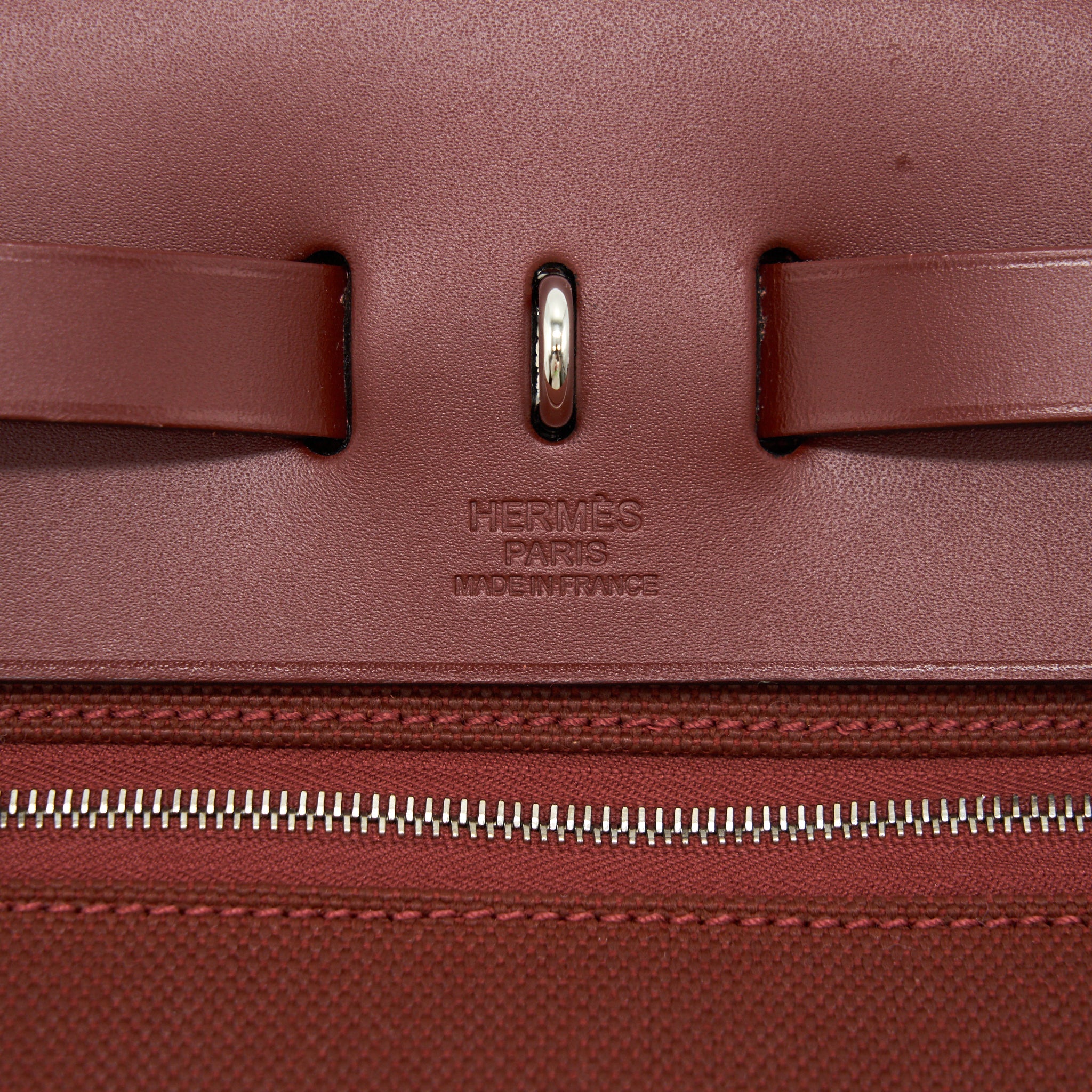 HERMES HERBAG ZIP 31 IN ROUGEH SHW