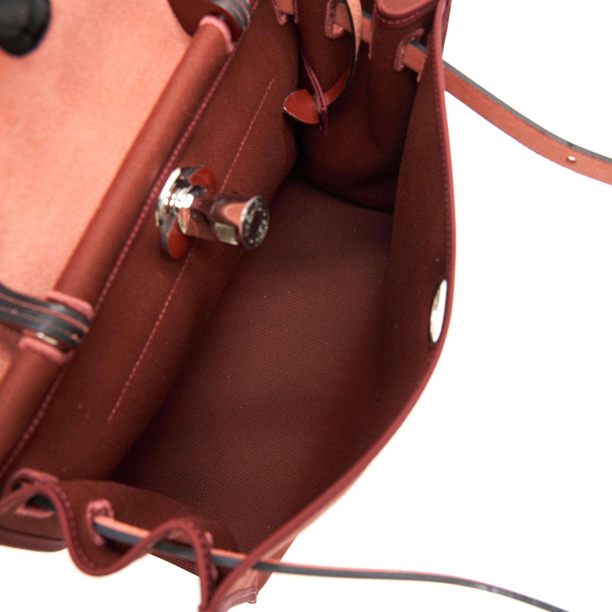 HERMES HERBAG ZIP 31 IN ROUGEH SHW