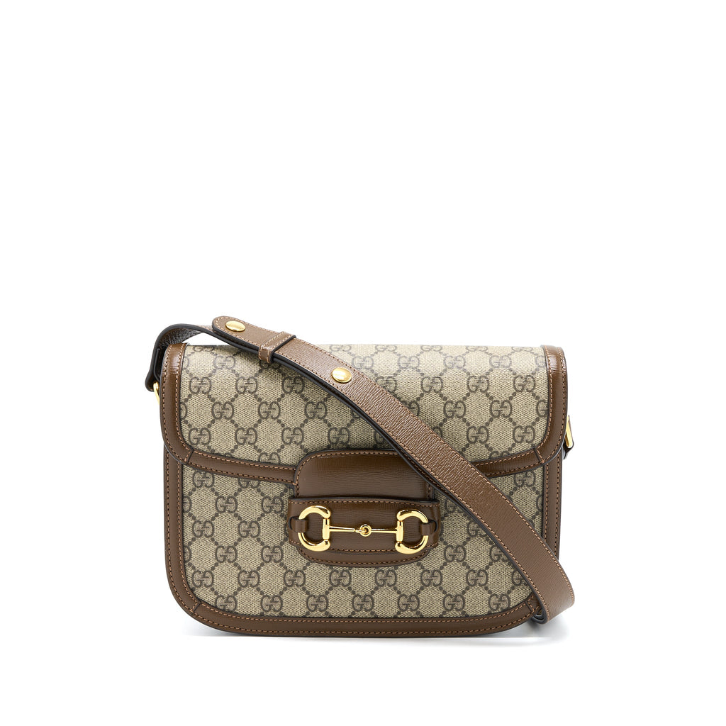 GUCCI HORSEBIT 1955 BAG GG SUPREME CANVAS GHW