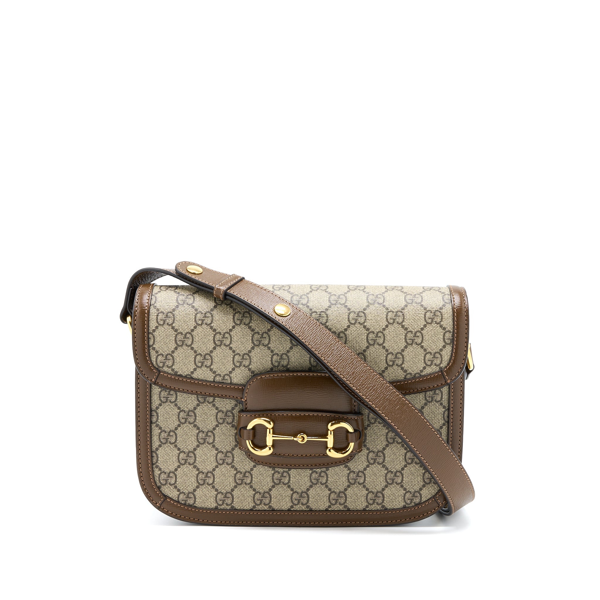 GUCCI HORSEBIT 1955 BAG GG SUPREME CANVAS GHW