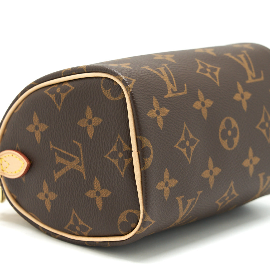 LOUIS VUITTON NANO SPEEDY MONOGRAM CANVAS GHW YEAR 2020