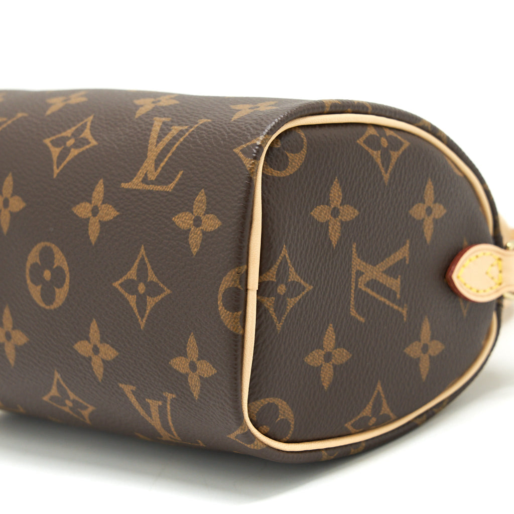 LOUIS VUITTON NANO SPEEDY MONOGRAM CANVAS GHW YEAR 2020