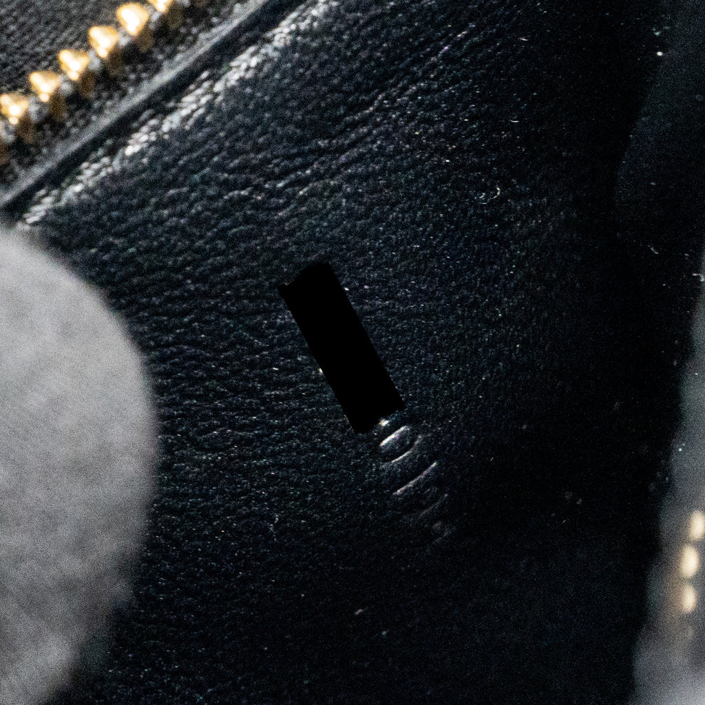 CELINE MINI CLASSIC BOX BAG CALFSKIN BLACK GHW