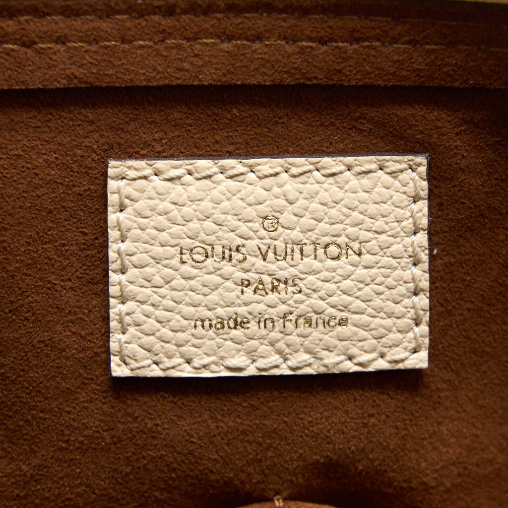 LOUIS VUITTON NEO ALMA PM MONOGRAM EMPREINTE WHITE GHW