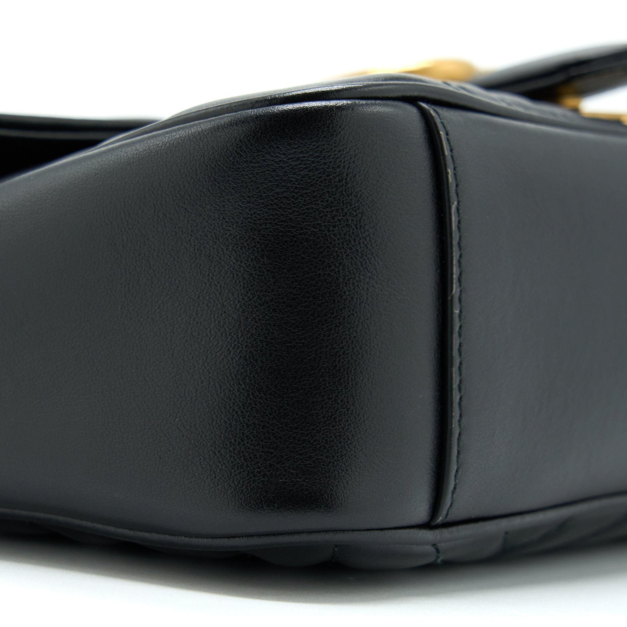 GUCCI SMALL MARMONT BLACK GHW