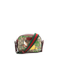 GUCCI PRINTED SUPREME CANVAS CAMERA BAG RED