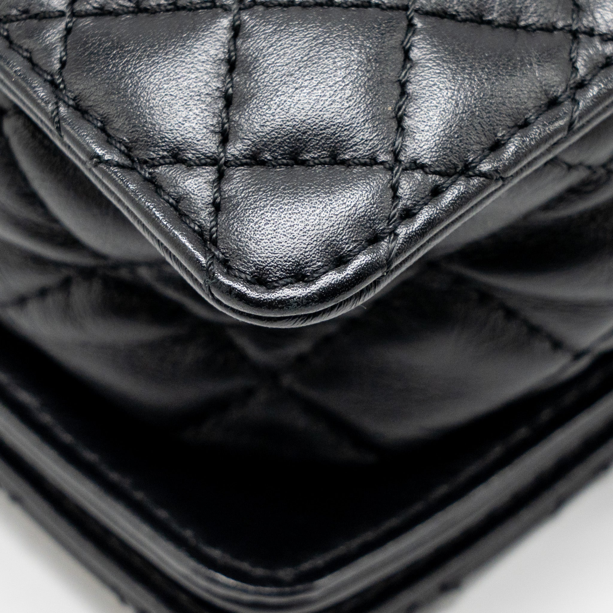 CHANEL MULTI CHAIN BOY BAG CALFSKIN/TWEED BLACK SHW