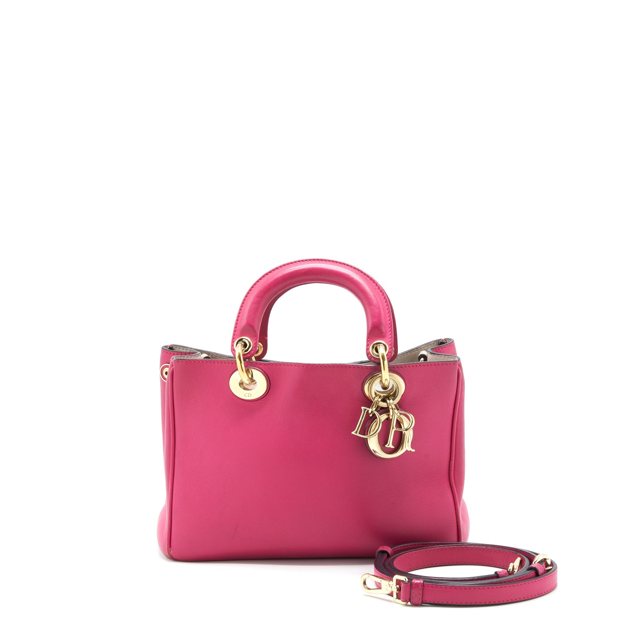DIOR DIORISSIMO MINI TOTE BAG PINK