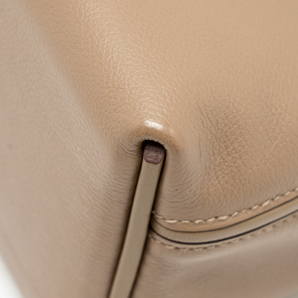 HERMES MINI 2424 24/24-21 BAG EVERCOLOR/SWIFT ETOUPE GHW