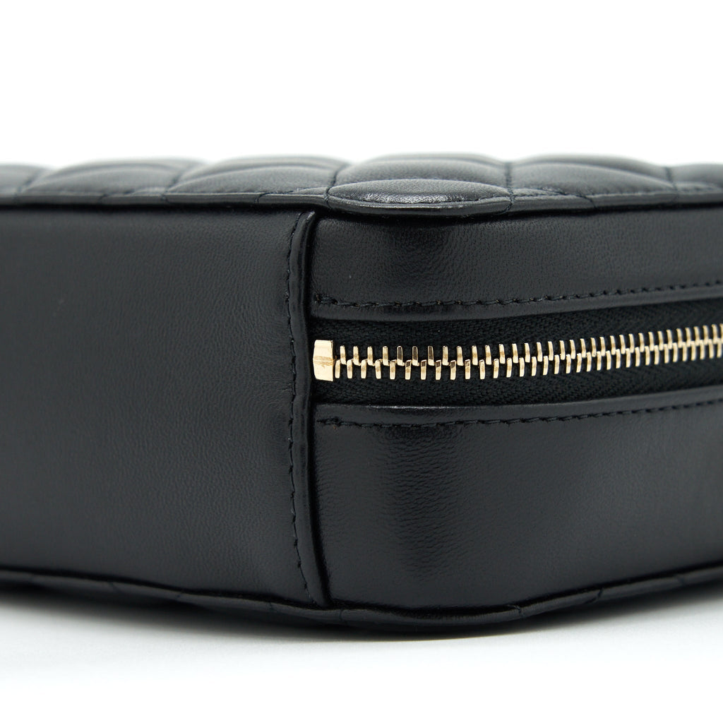 CHANEL PEARL CRUSH CAMERA BAG LAMBSKIN BLACK GHW