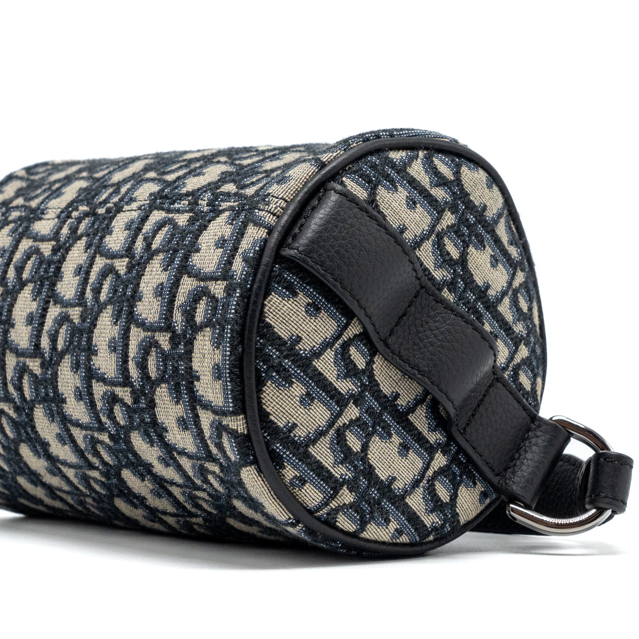 DIOR HOMME MESSENGER ROLLER BLUE OBLIQUE CANVAS SHW