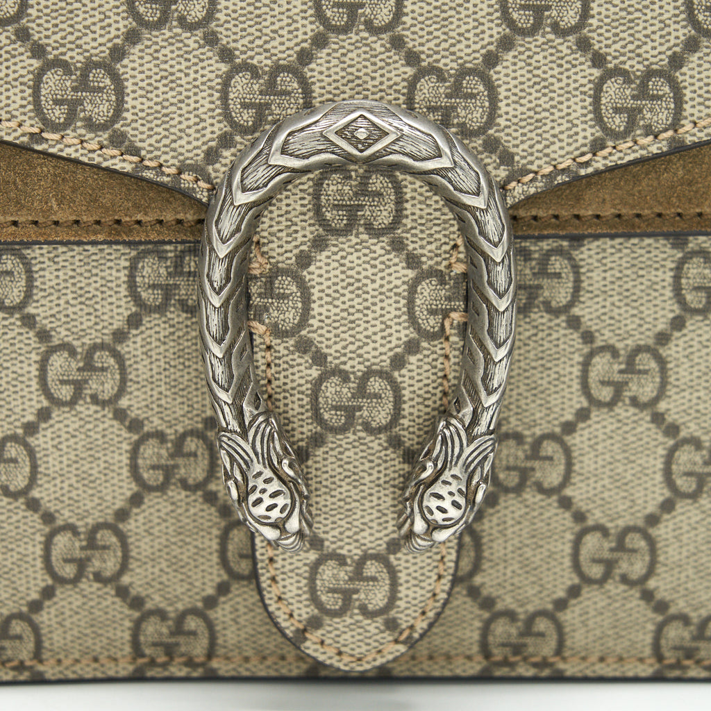 GUCCI DIONYSUS GG SUPREME MINI BAG BEIGE