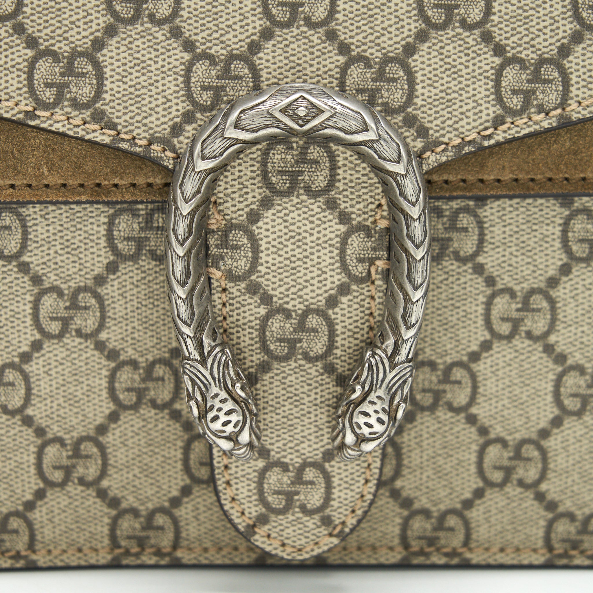 GUCCI DIONYSUS GG SUPREME MINI BAG BEIGE