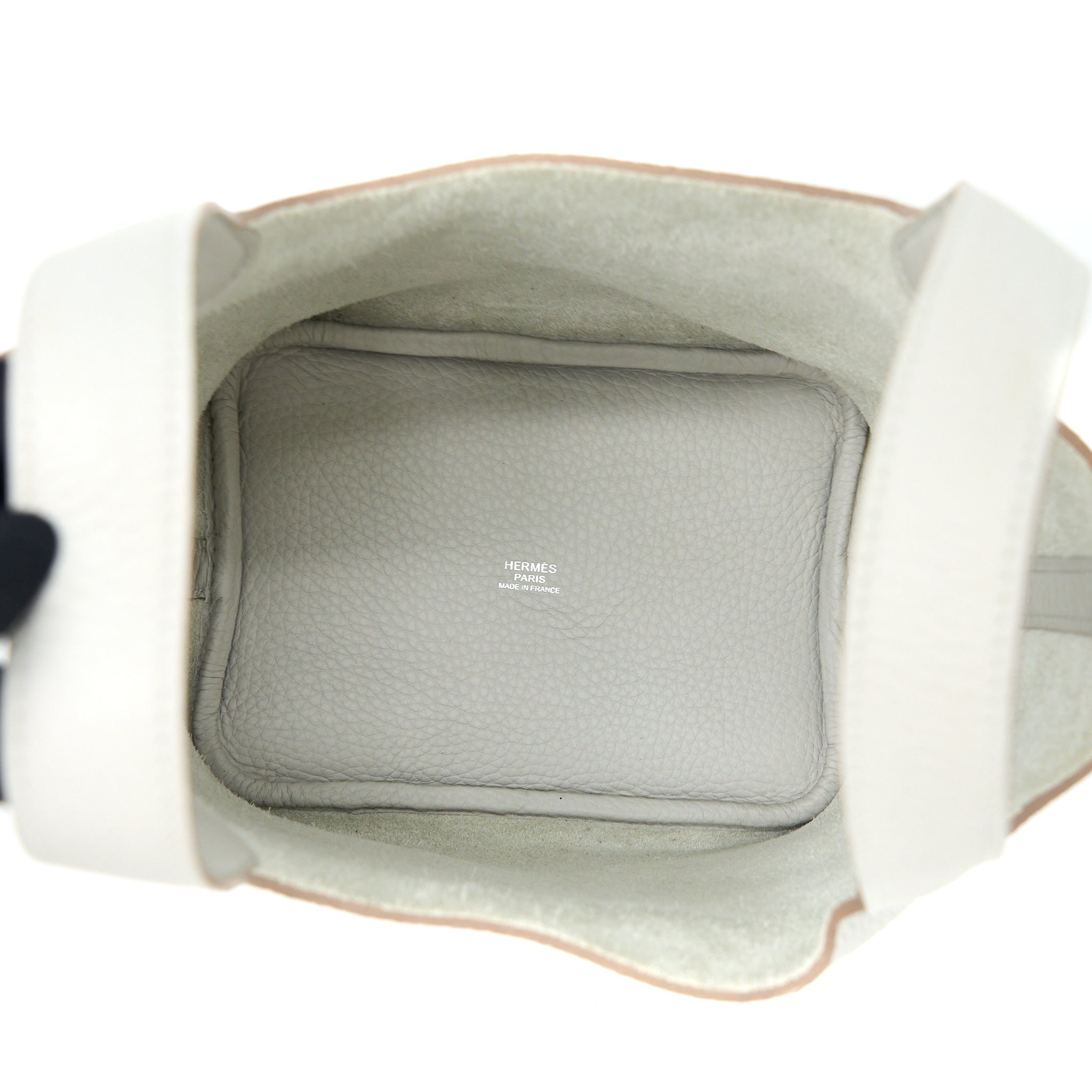 HERMES PICOTIN 18 CLEMENCE GRIS PEARL SHW