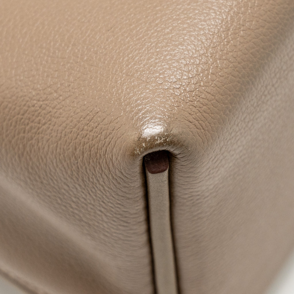 HERMES MINI 2424 24/24-21 BAG EVERCOLOR/SWIFT ETOUPE GHW