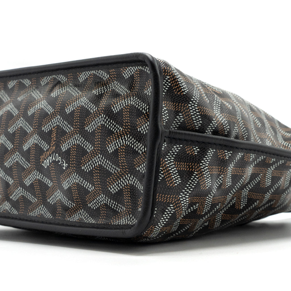 GOYARD ANJOU MINI BAG CANVAS/CALFSKIN BLACK SHW