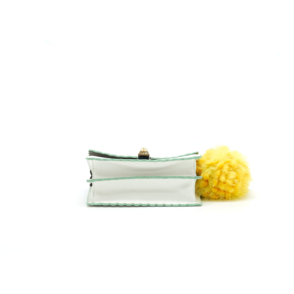 FENDI RUNWAY SMALL KAN I WITH STRAPS AND BAG CHARM