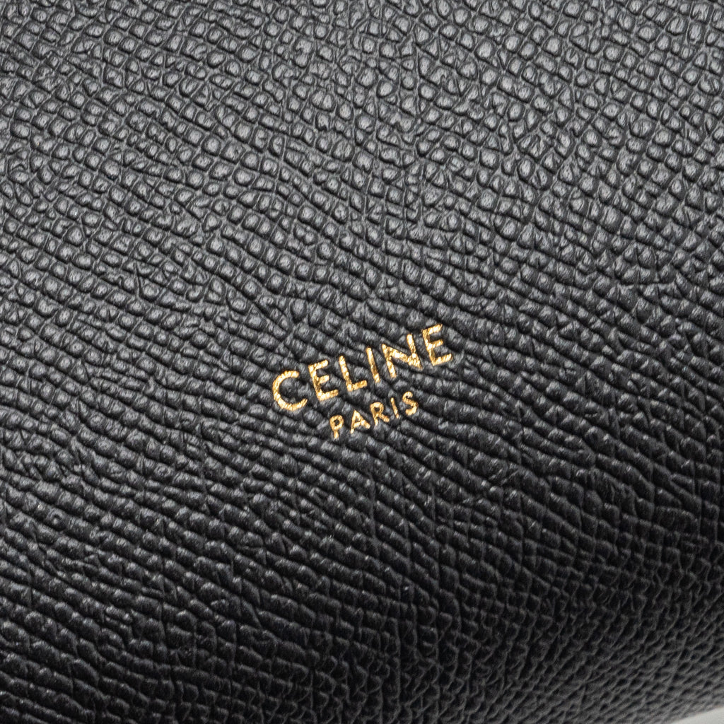 CELINE MICRO BELT BAG CALFSKIN BLACK GHW